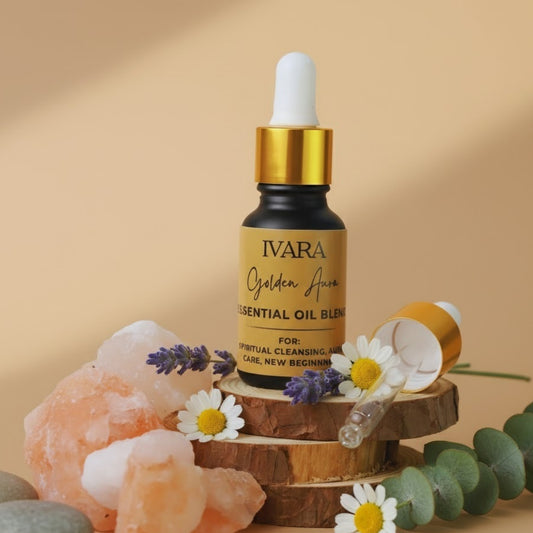 Golden Aura — For Spiritual Cleansing & Prayer Rooms - Natural Aromatherapy Oil