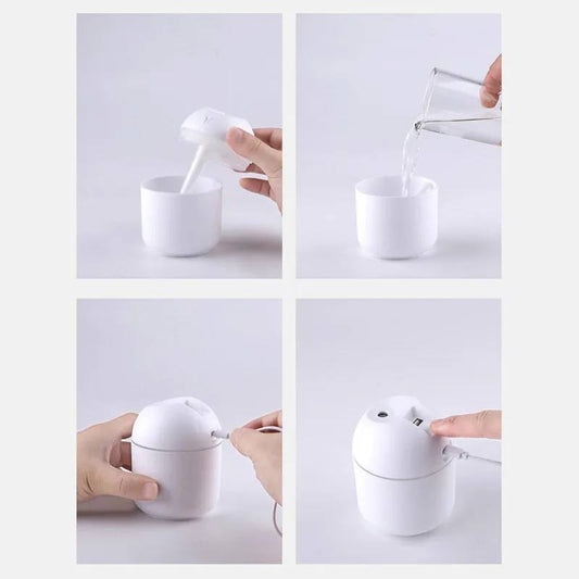 Little Y Portable Mini Air Humidifier Oil Diffuser for Car/Room