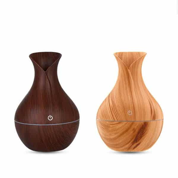 Wood-Grain Ultrasonic Aroma Diffuser - Humidifier