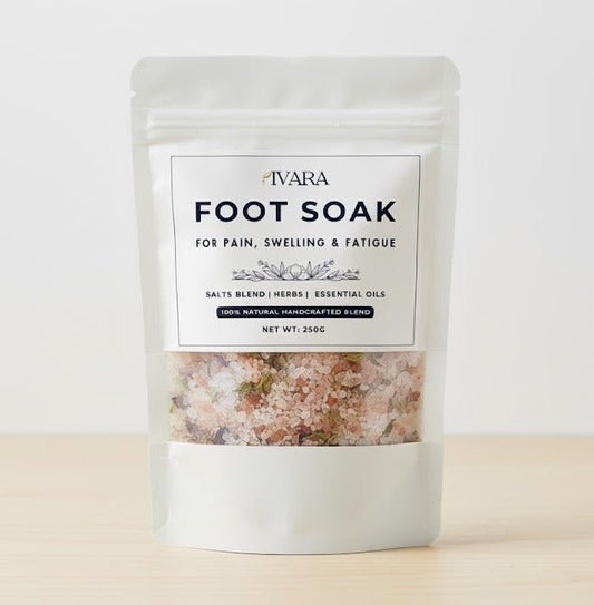 IVARA Foot Soak Blend – Natural Relief for Pain, Swelling and Fatigue