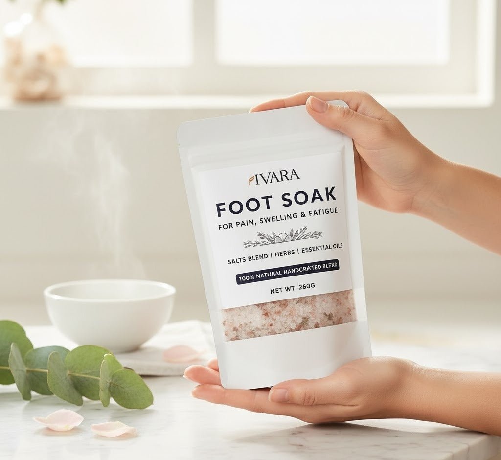 IVARA Foot Soak Blend – Natural Relief for Pain, Swelling and Fatigue