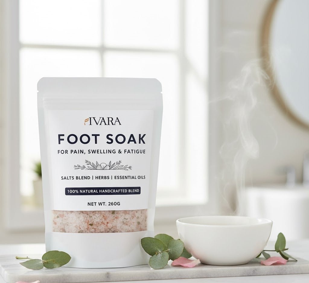 IVARA Foot Soak Blend – Natural Relief for Pain, Swelling and Fatigue