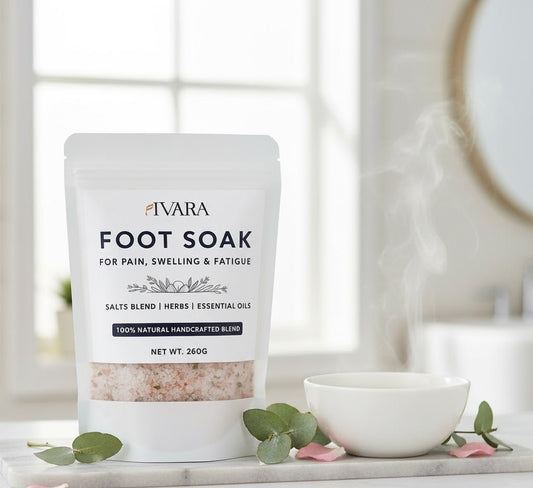 IVARA Foot Soak Blend – Natural Relief for Pain, Swelling and Fatigue
