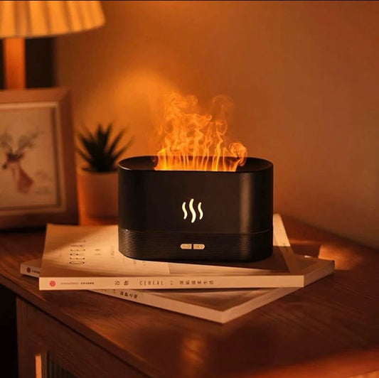 Flame-Effect Electric Essential Oil Diffuse/ Humidifier